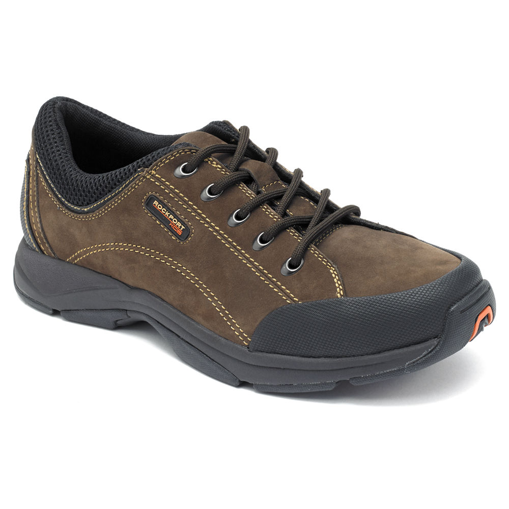 Zapatillas Rockport Hombre Mexico - Chranson Lace-Up Marrom - FEMCD0318